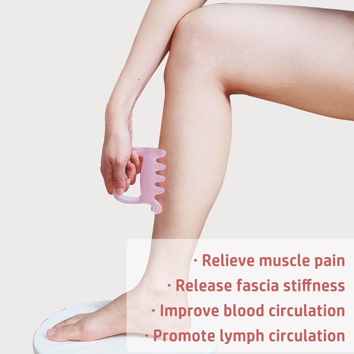 Fascia Massage Blaster Tool for Cellulite and Myofascial Release Pink
