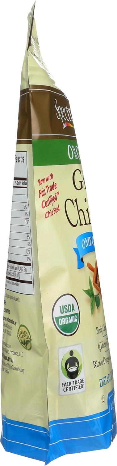 Spectrum Essentials Organic Ground Chia Seed, 10 oz