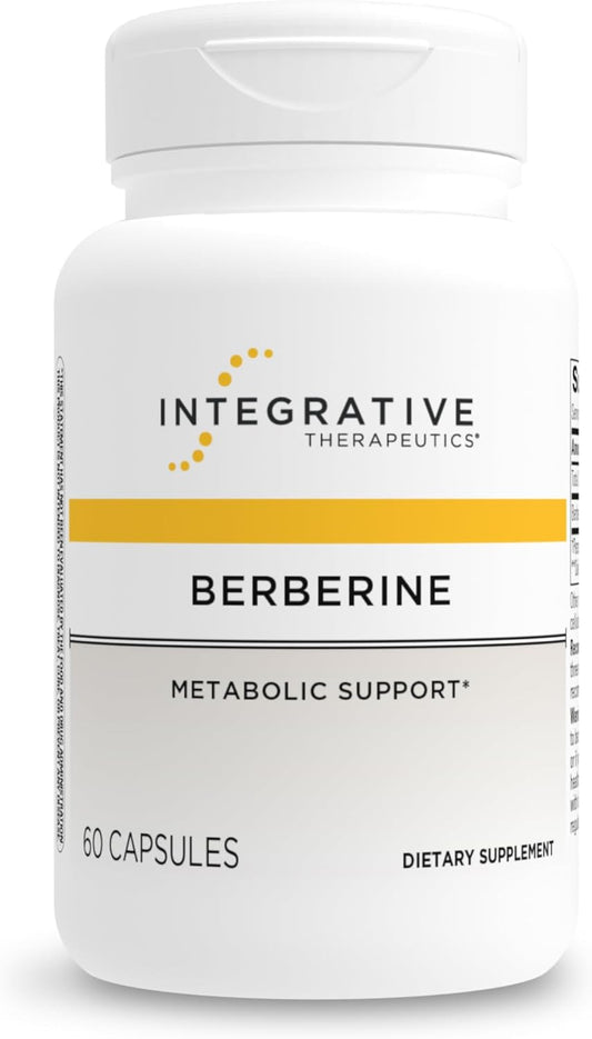 Integrative Therapeutics Berberine - Supports Metabolic Health & Cellular Energy Metabolism - Practitioner-Trusted Quality - Dairy-Free & Gluten-Free - 60 Capsules (60 Servings)