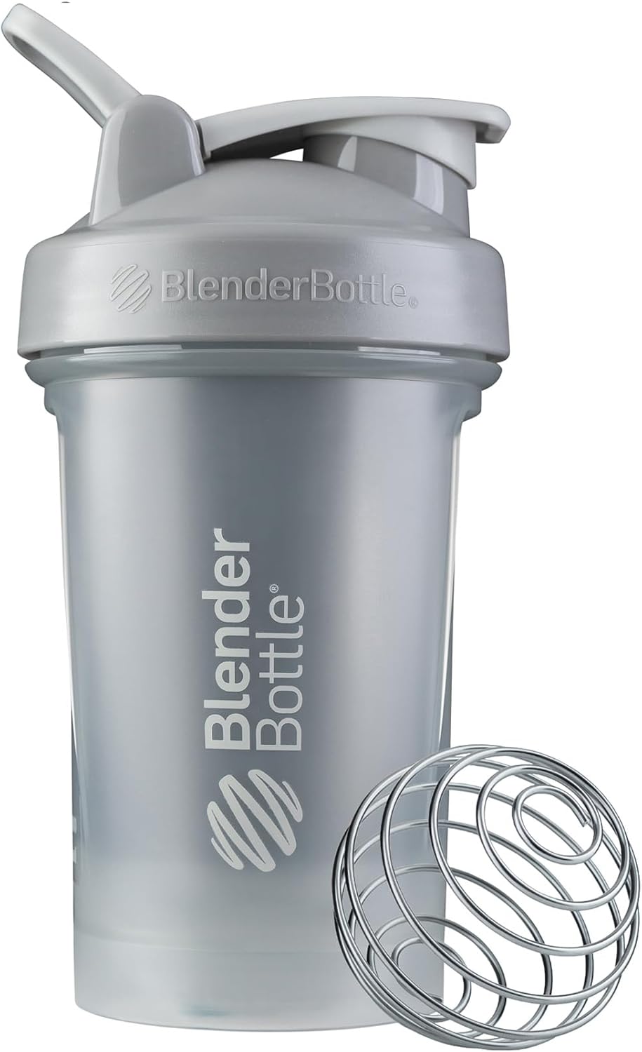 BlenderBottle Classic V2 Shaker Bottle, 20oz, Clear/Black