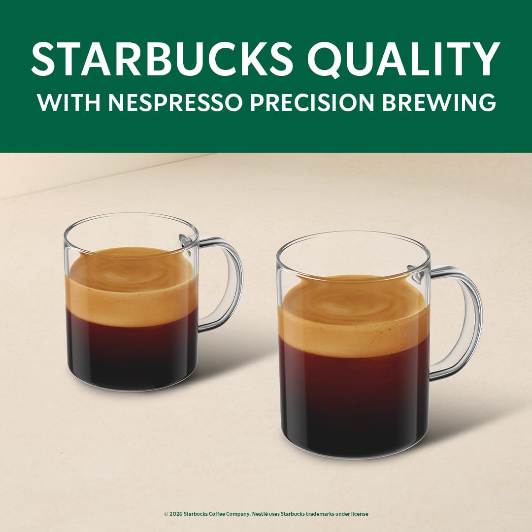 Starbucks by Nespresso Vertuo Coffee Pods, 30-count, Medium Roast, 7.8 oz Brew Size