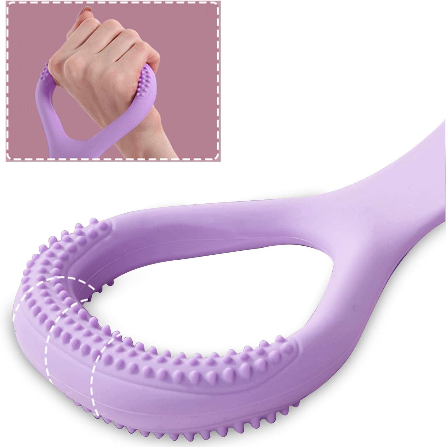 Figure 8 Fitness Resistance Band for Arm, Back & Shoulder Workout - Stretching & Physical Therapy