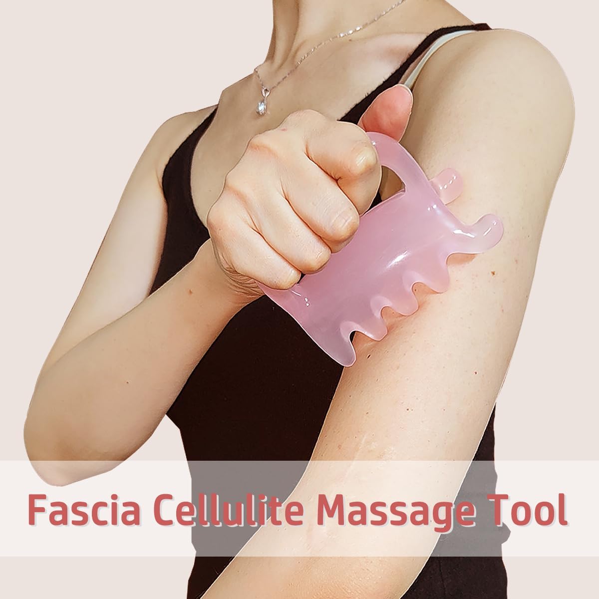 Fascia Massage Blaster Tool for Cellulite and Myofascial Release Pink
