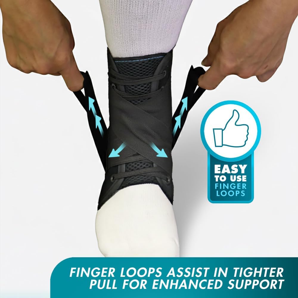 Med Spec ASO Ankle Stabilizer for Sprained Ankle and Peroneal Tendonitis