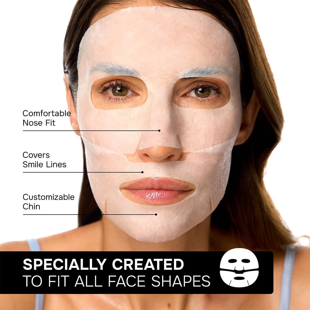 SimplyVital Collagen Facial Mask with Retinol & Hyaluronic Acid for Women