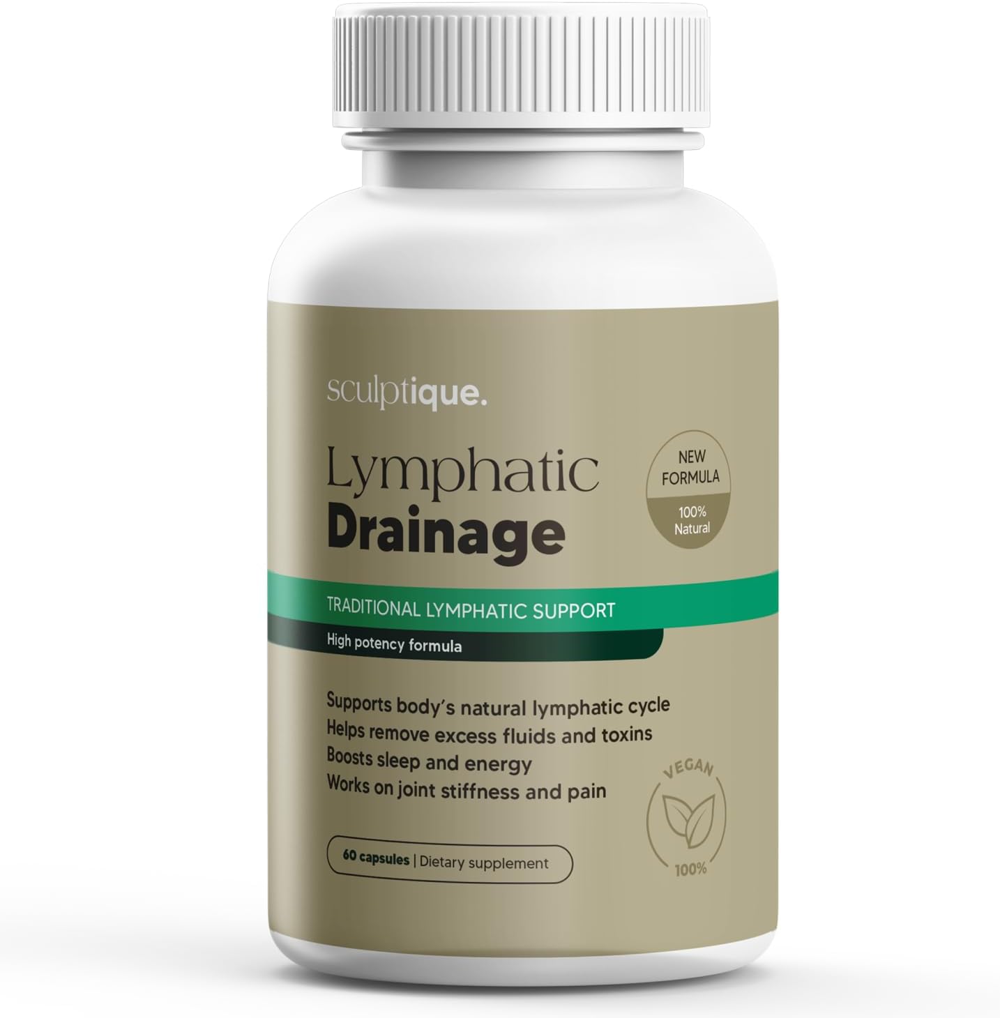 Lymphatic Drainage Supplement with Dandelion, Burdock, Cleavers & Echinacea