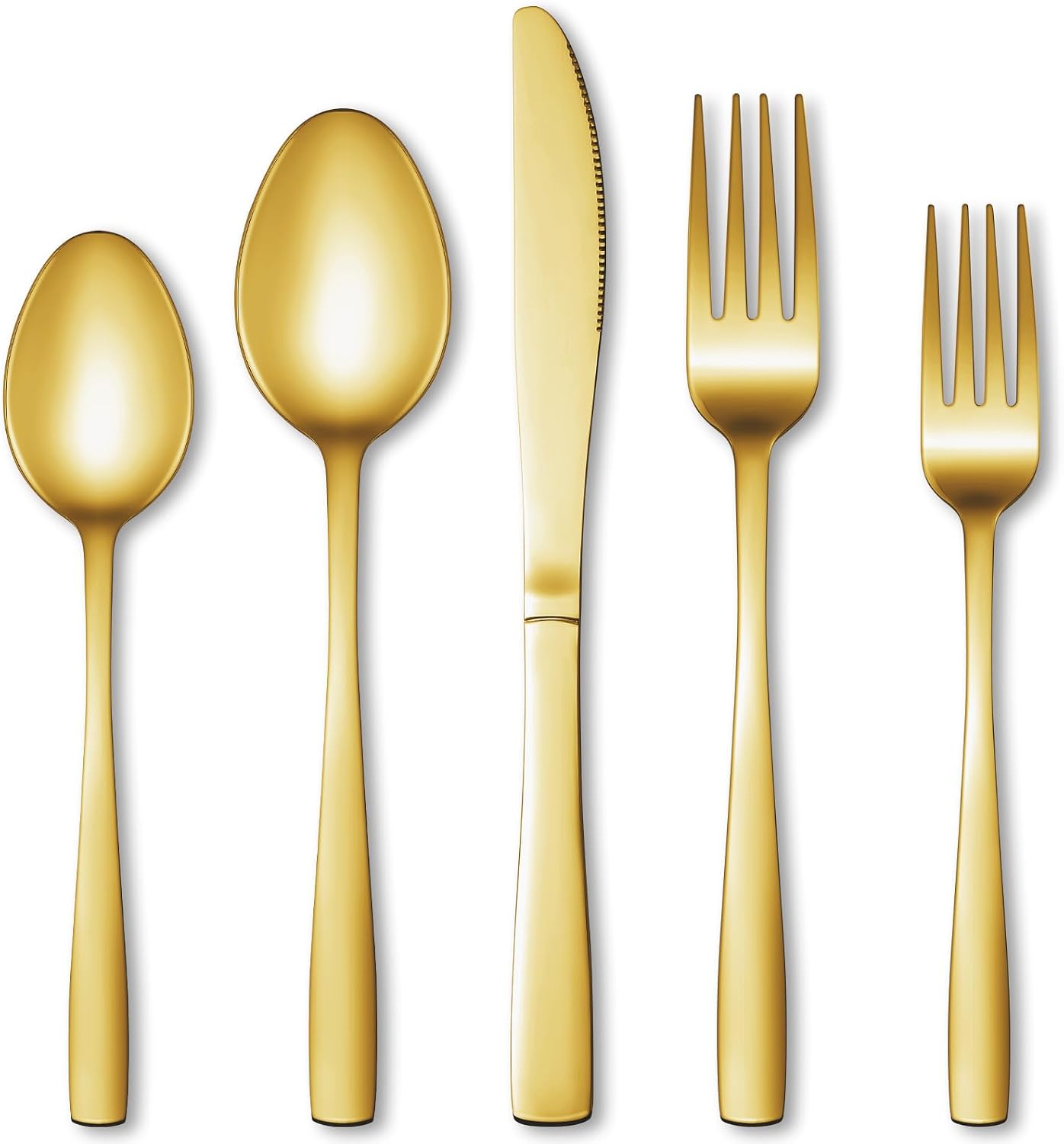 20 Pcs Black Silverware Set, Food-Grade Stainless Steel Flatware Set for 4, Square Cutlery Set, Mirror Polished Tableware Eating Utensils Set for Kitchen, Include Knife Fork Spoon Set,Dishwasher Safe