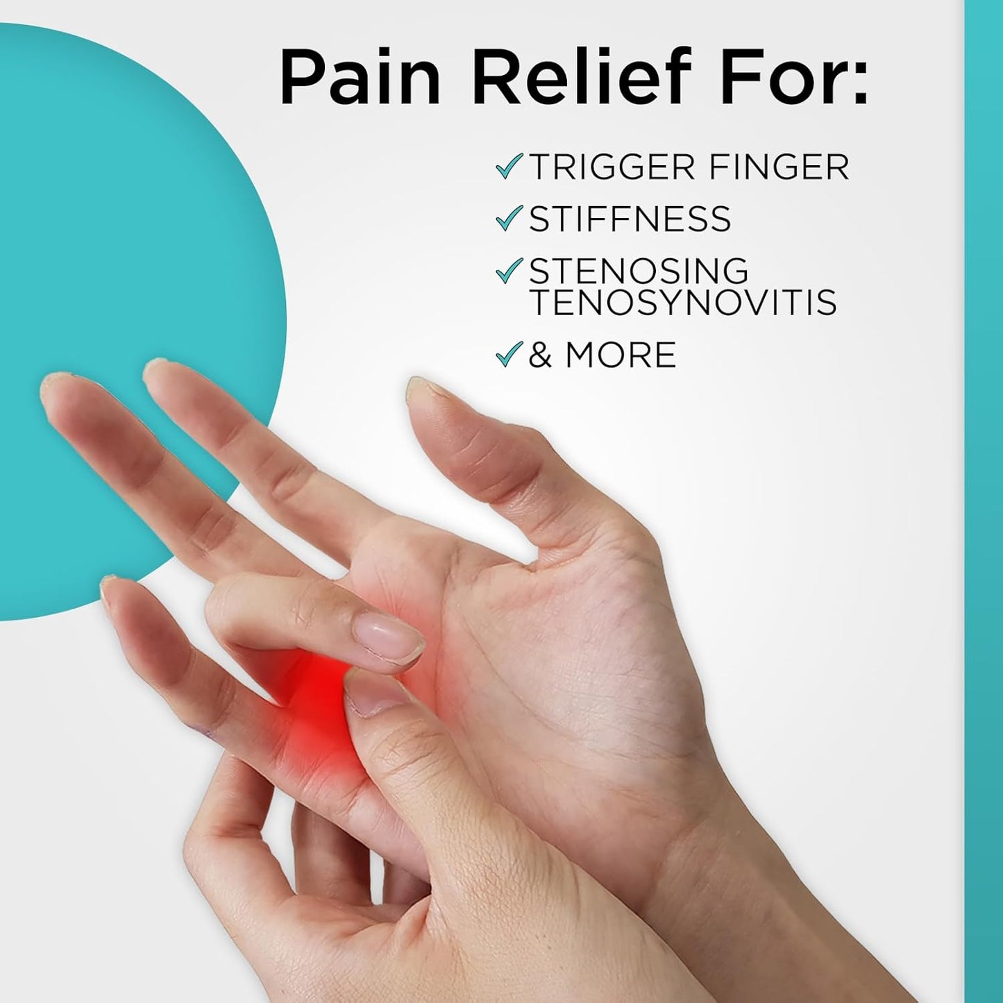 Vive Trigger Finger Splint - Support Brace for Finger and Thumb Relief