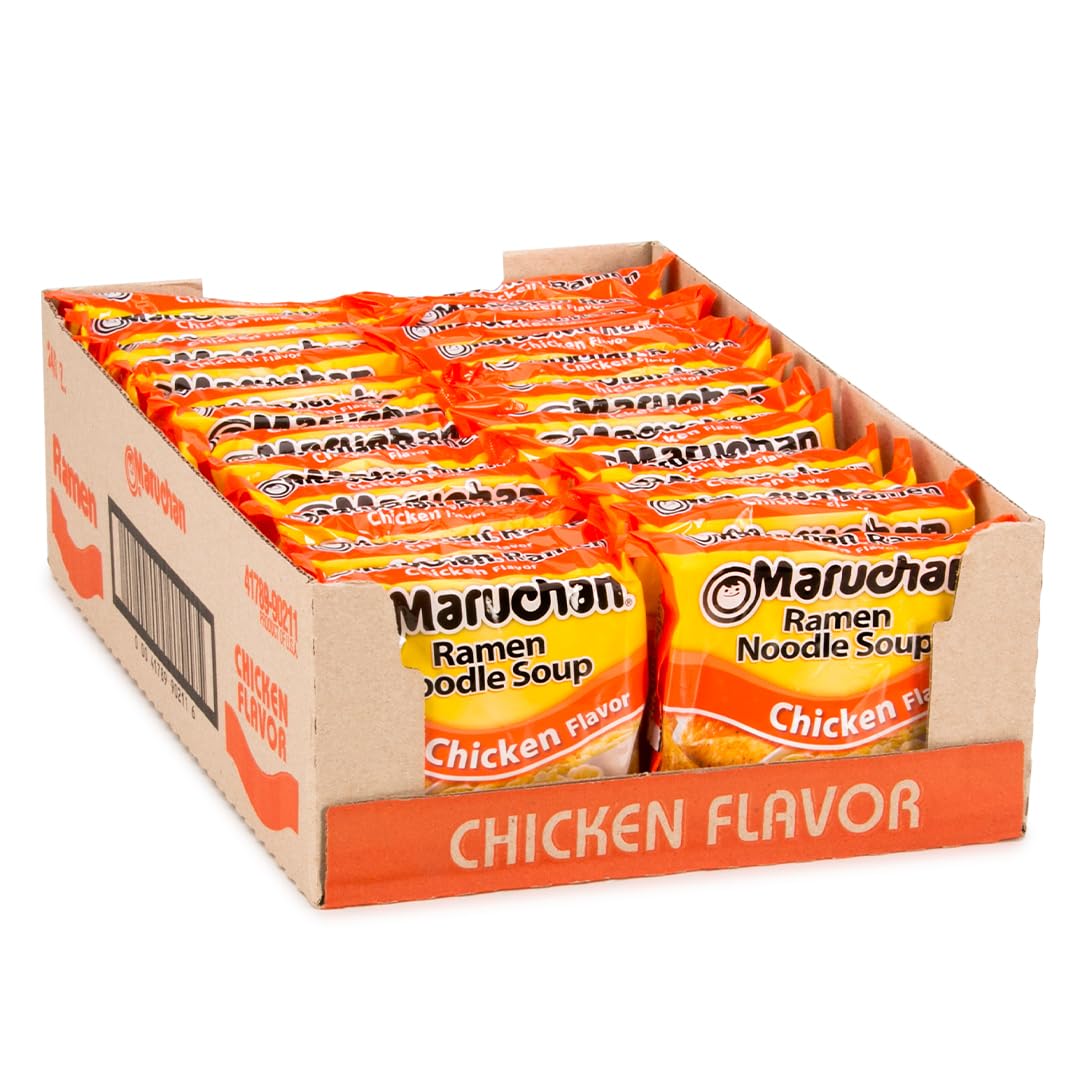 Maruchan Ramen Noodle Soup, Chicken Flavor - Quick & Easy Japanese-Style Instant Noodles