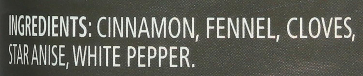 Frontier Co-op Five Spice Powder, 1.92 oz - Chinese Five Spice Blend Seasoning for Entrées, Grilled Fare, and Desserts