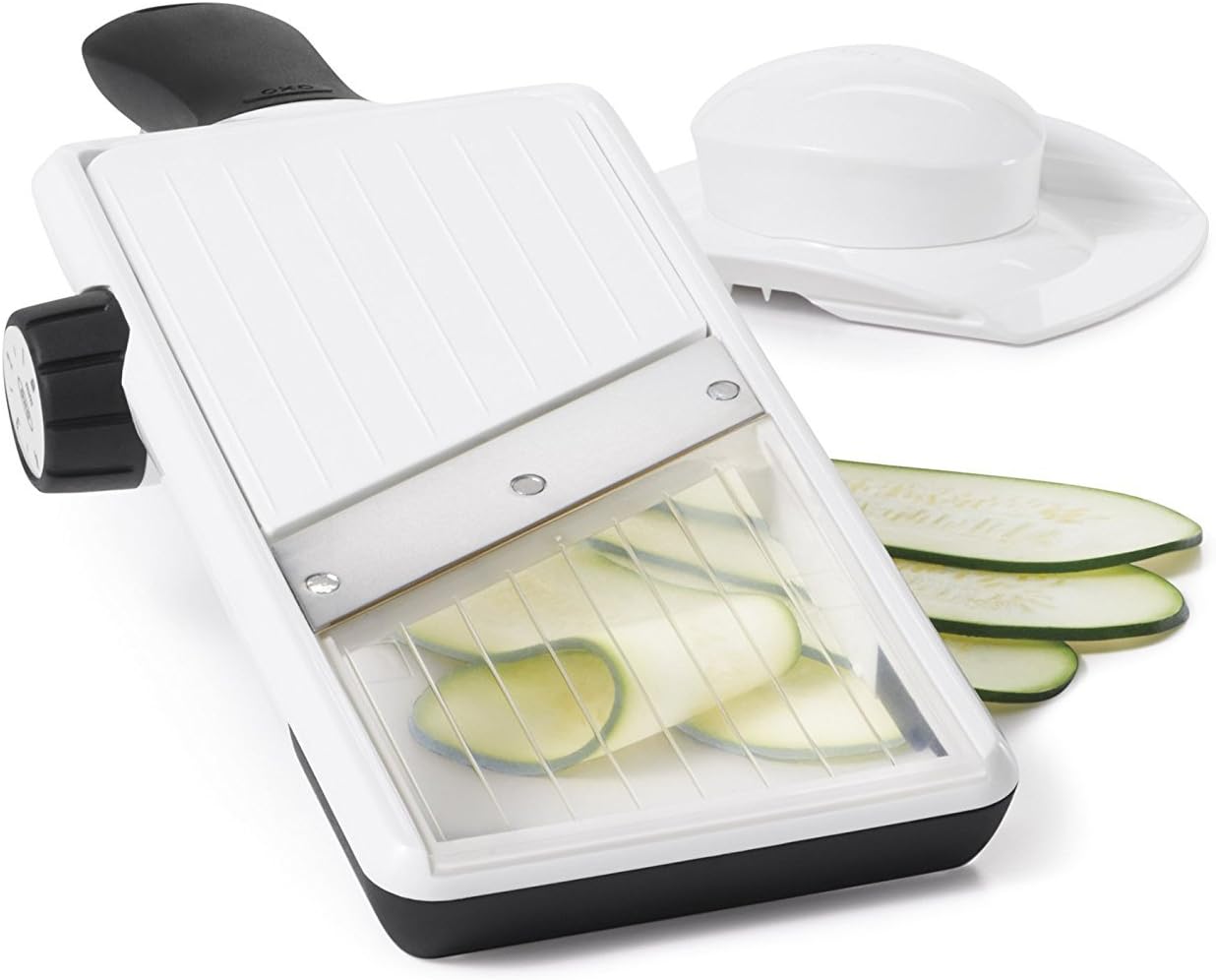 OXO Good Grips Handheld Mandoline Slicer for Kitchen, Adjustable Vegetable Slicer
