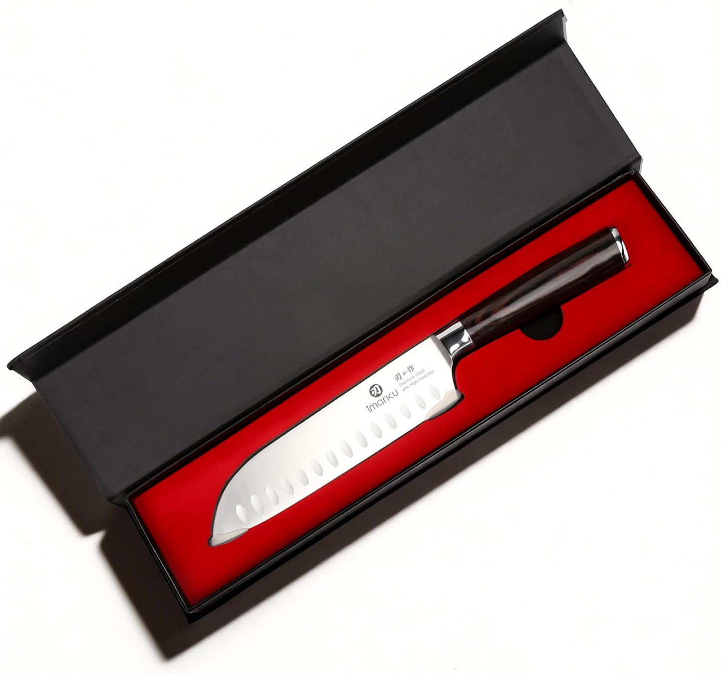 imarku Santoku Knife 7 Inch with Sharp Japanese High Carbon Stainless Steel | Ultra Sharp Chef Knife, Kitchen Gadgets 2026, Apartment Essentials with This Kitchen Knife, Unique Gifts for Women Men