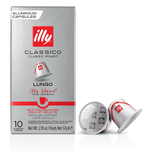 Illy Espresso Compatible Capsules for Nespresso Machines - 10 Count