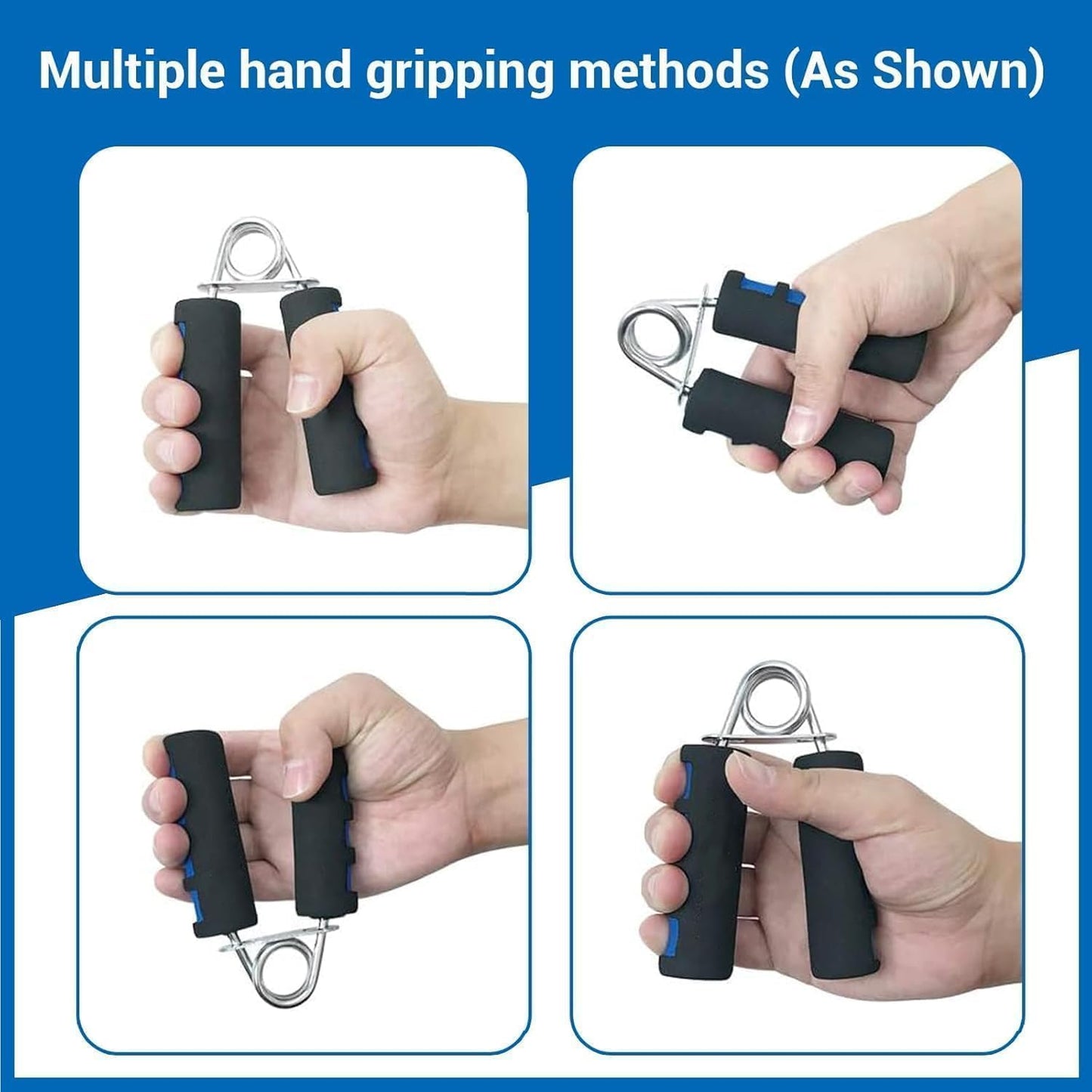 E-smartinlife Hand Grip Strengthener Set, Finger Gripper for Increasing Wrist, Forearm & Finger Strength