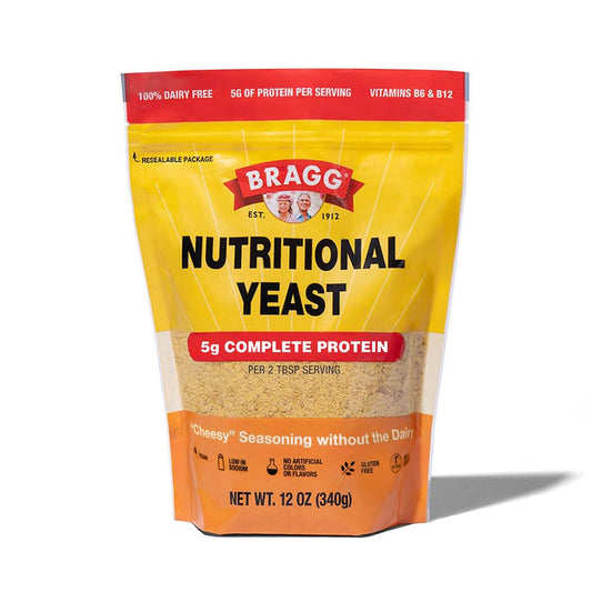 Bragg Premium Nutritional Yeast Seasoning - Vegan, Gluten-Free Parmesan Substitute