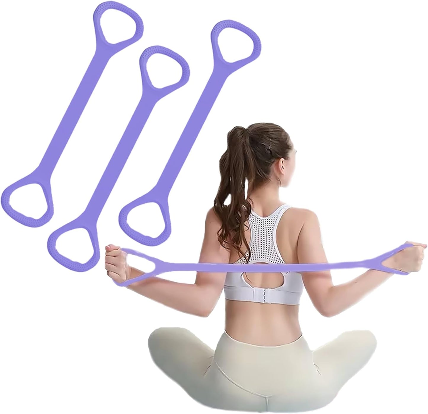 Figure 8 Resistance Band with Handles for Arm, Back, Shoulder Training