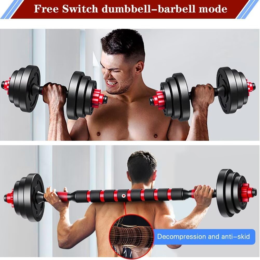 Adjustable Dumbbells Set, Free Weights for Home Gym