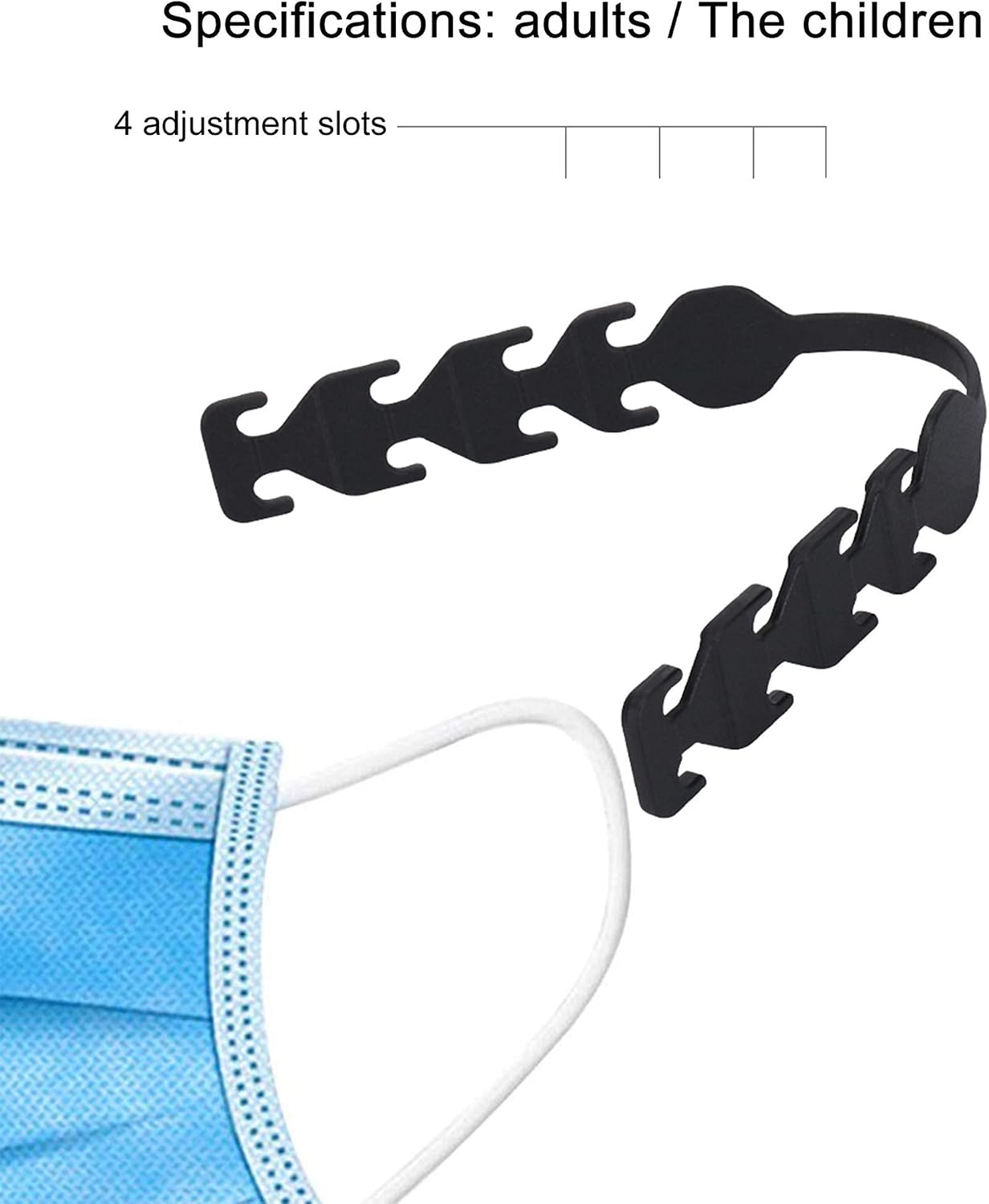 MIAODAM Adjustable Mask Extender Strap for Adults and Kids