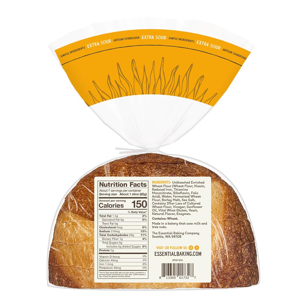Essential Baking Company SF Style Sourdough Sliced Artisan Bread, 16 OZ