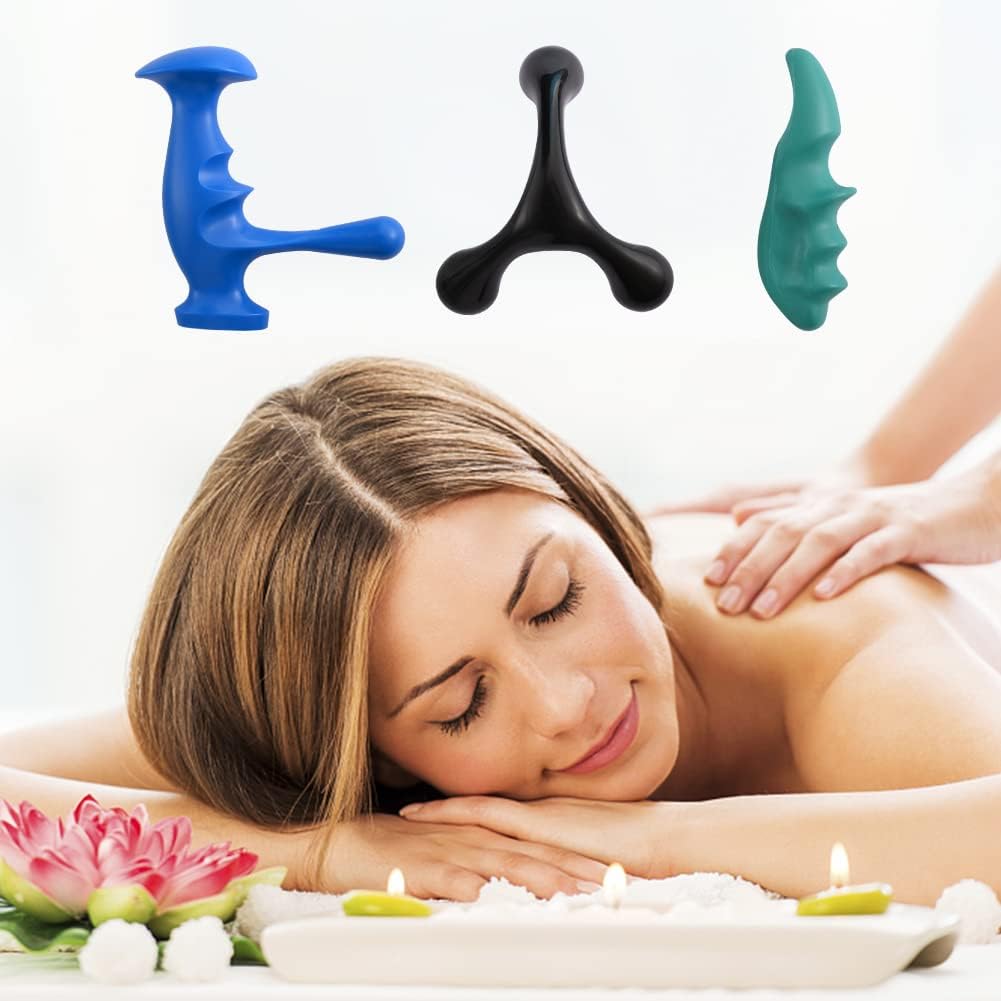 Abnaok Manual Trigger Point Massage Tool and Thumb Saver for Deep Tissue Massage