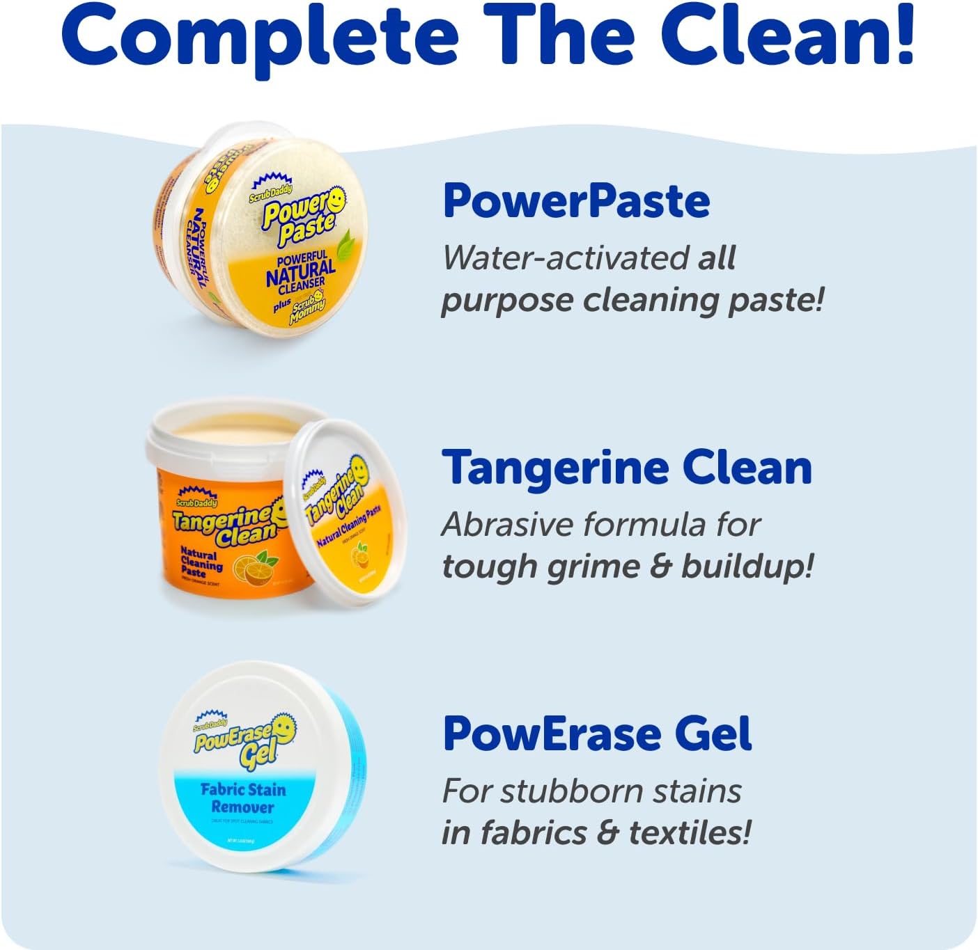 Scrub Mommy Kitchen Sponges - Dual-Sided Dish Sponges for Scrubbing - Non-Scratch Cleaning Sponges for Washing Dishes, Bathroom & Multi-Surface Cleaning - Online Exclusive (3 Count)