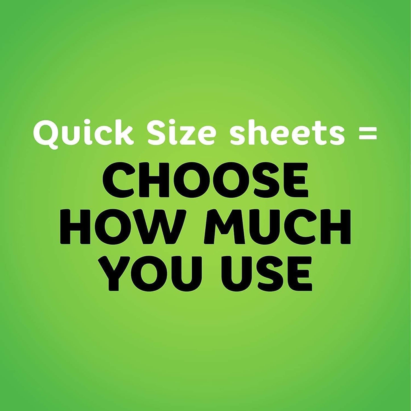 Bounty Quick Size Paper Towels, White, 8 Family Rolls = 20 Regular Rolls (Packaging May Vary)
