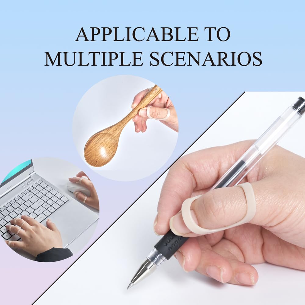 Oval Finger Splint 8 Pcs for Arthritis, Mallet Finger, Trigger Finger, Hypermobility