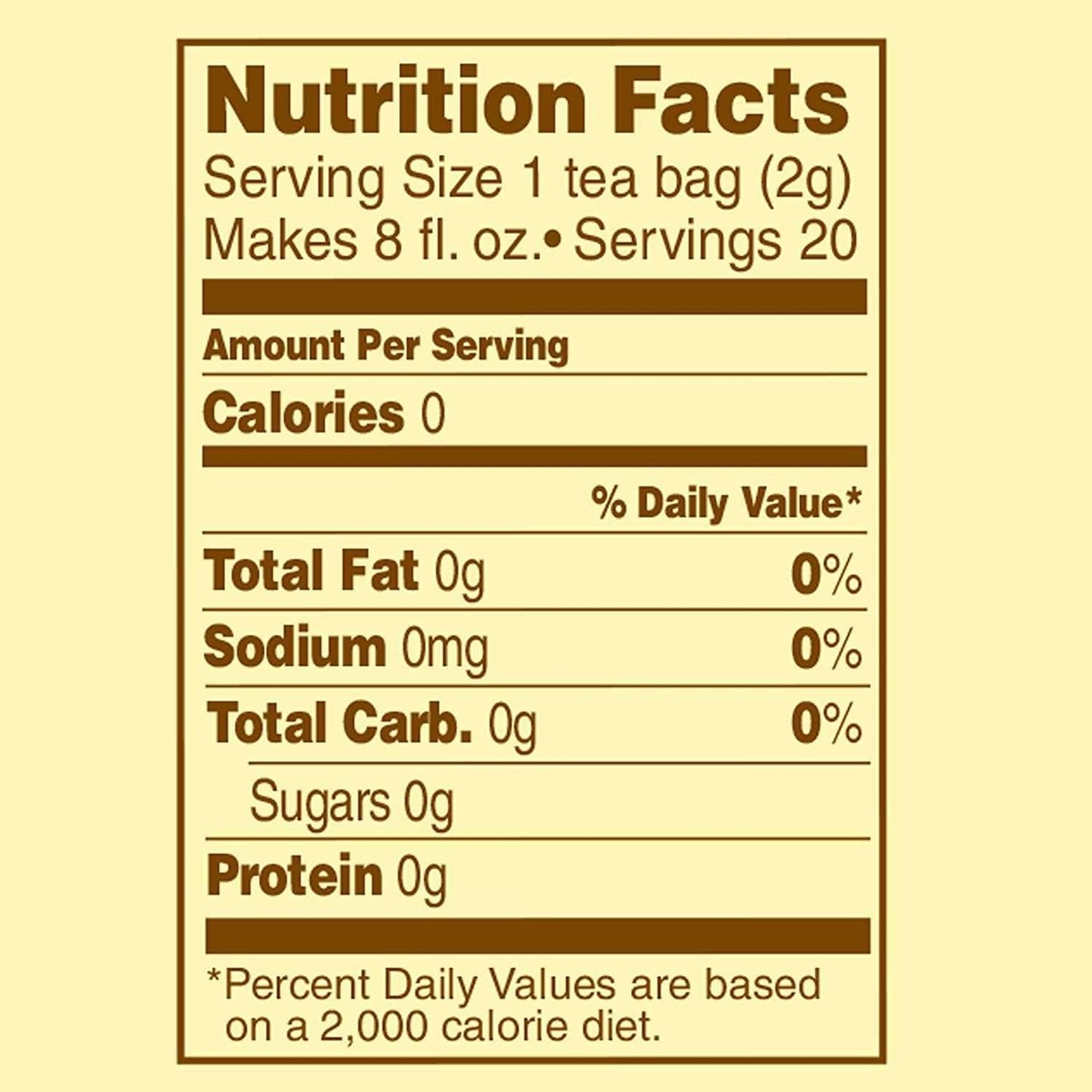 Celestial Seasonings Herb Tea True Blueberry 20 Bag Pack of 2