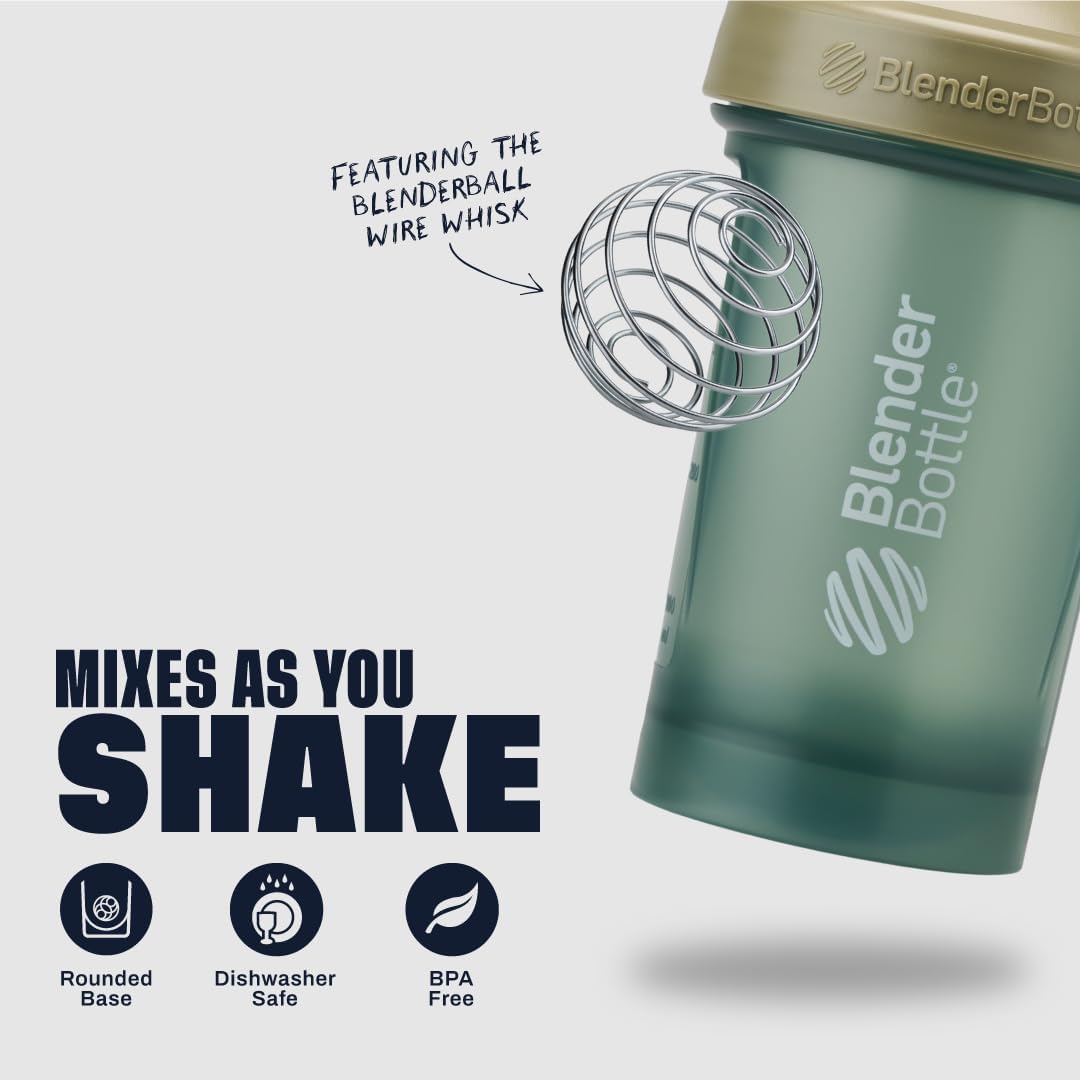 BlenderBottle Classic V2 Shaker Bottle, 3-Pack, 20oz