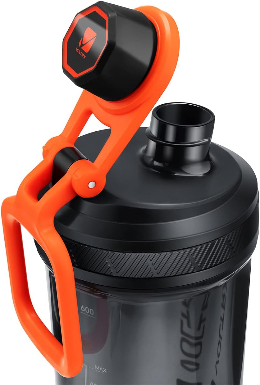 VOLTRX 24oz Electric Protein Shaker Bottle - USB Rechargeable