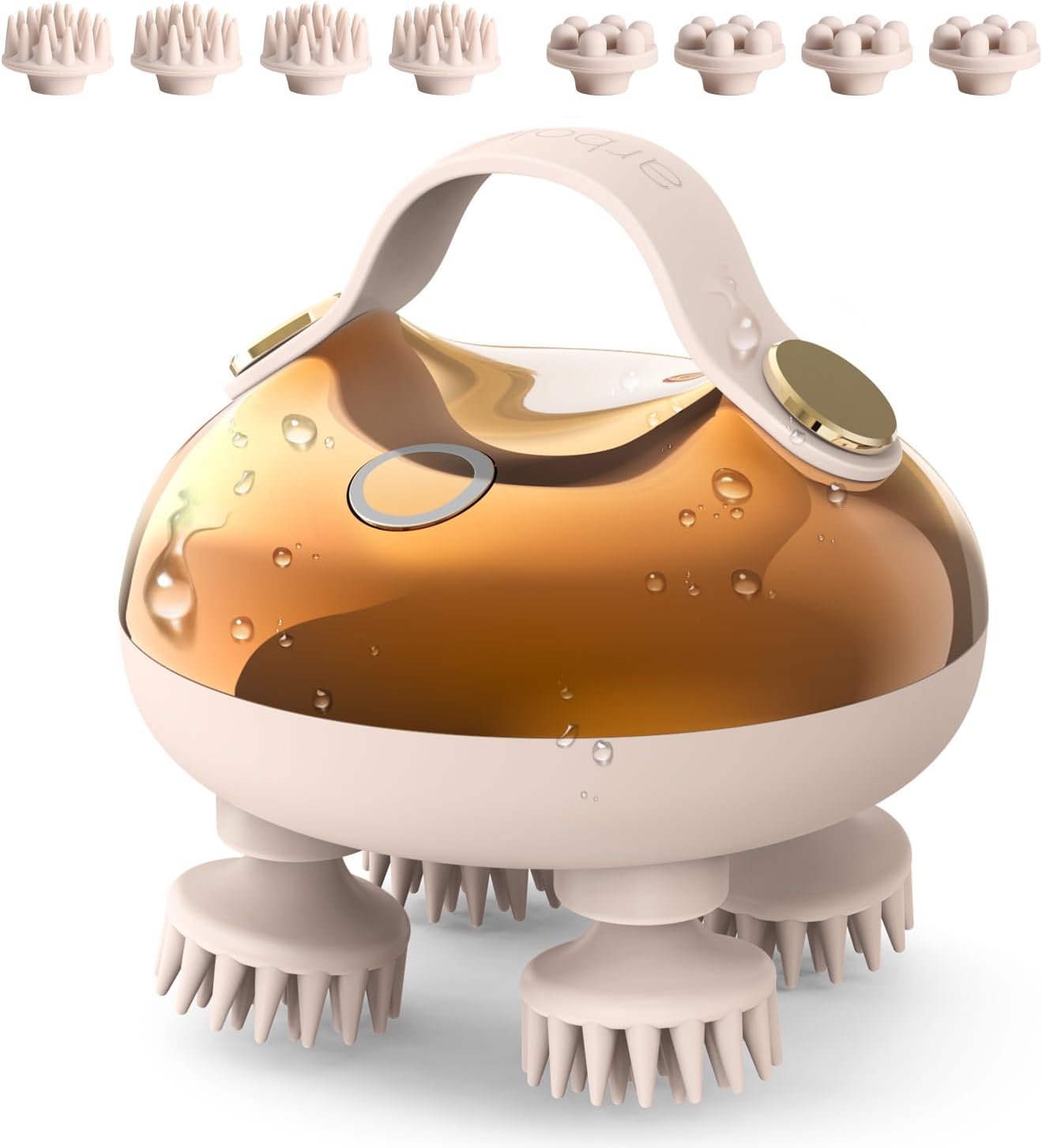arboleaf Electric Scalp Massager with 5 in 1 Kneading and 128 Massage Nodes