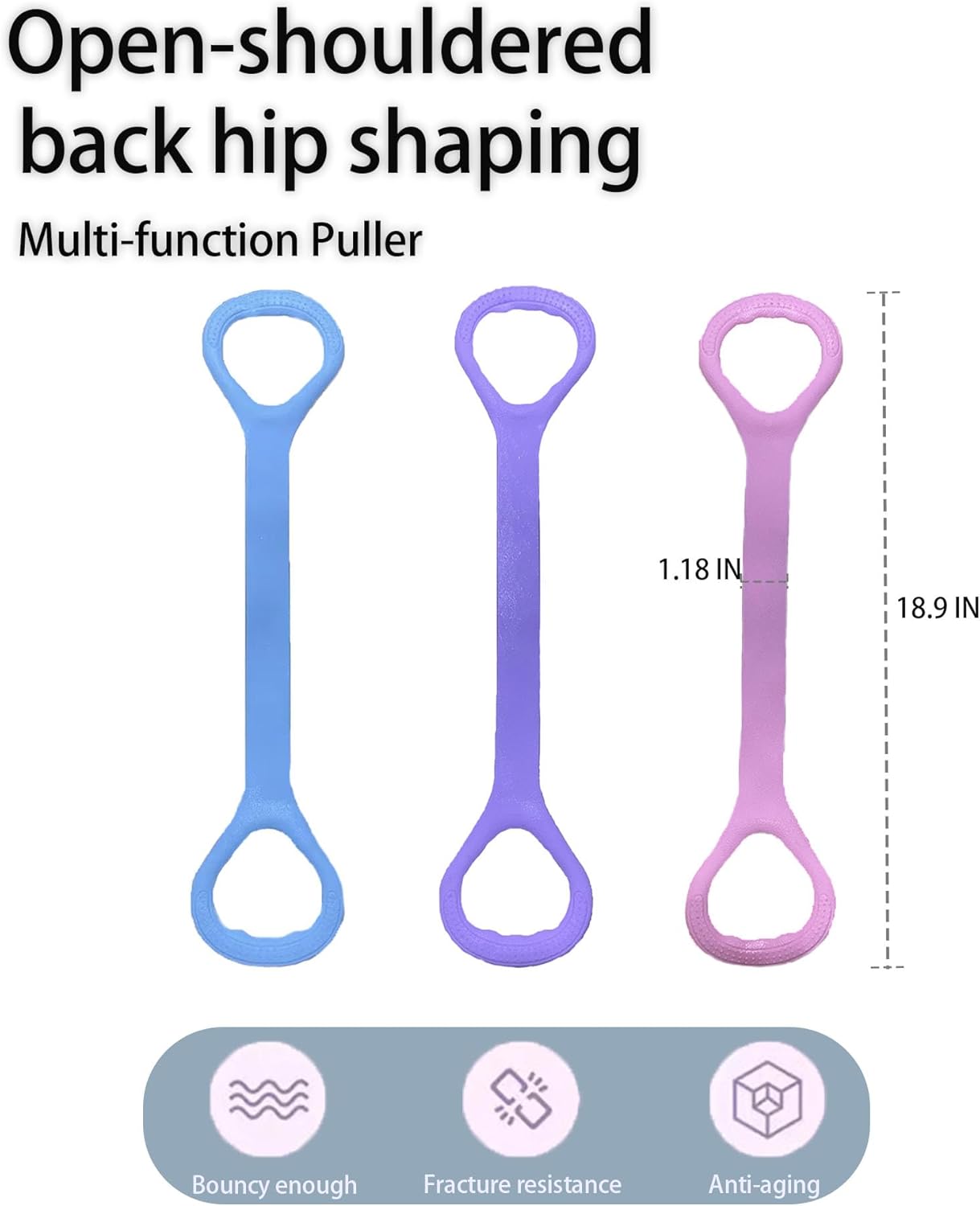 Figure 8 Resistance Band with Handles for Arm, Back, Shoulder Training