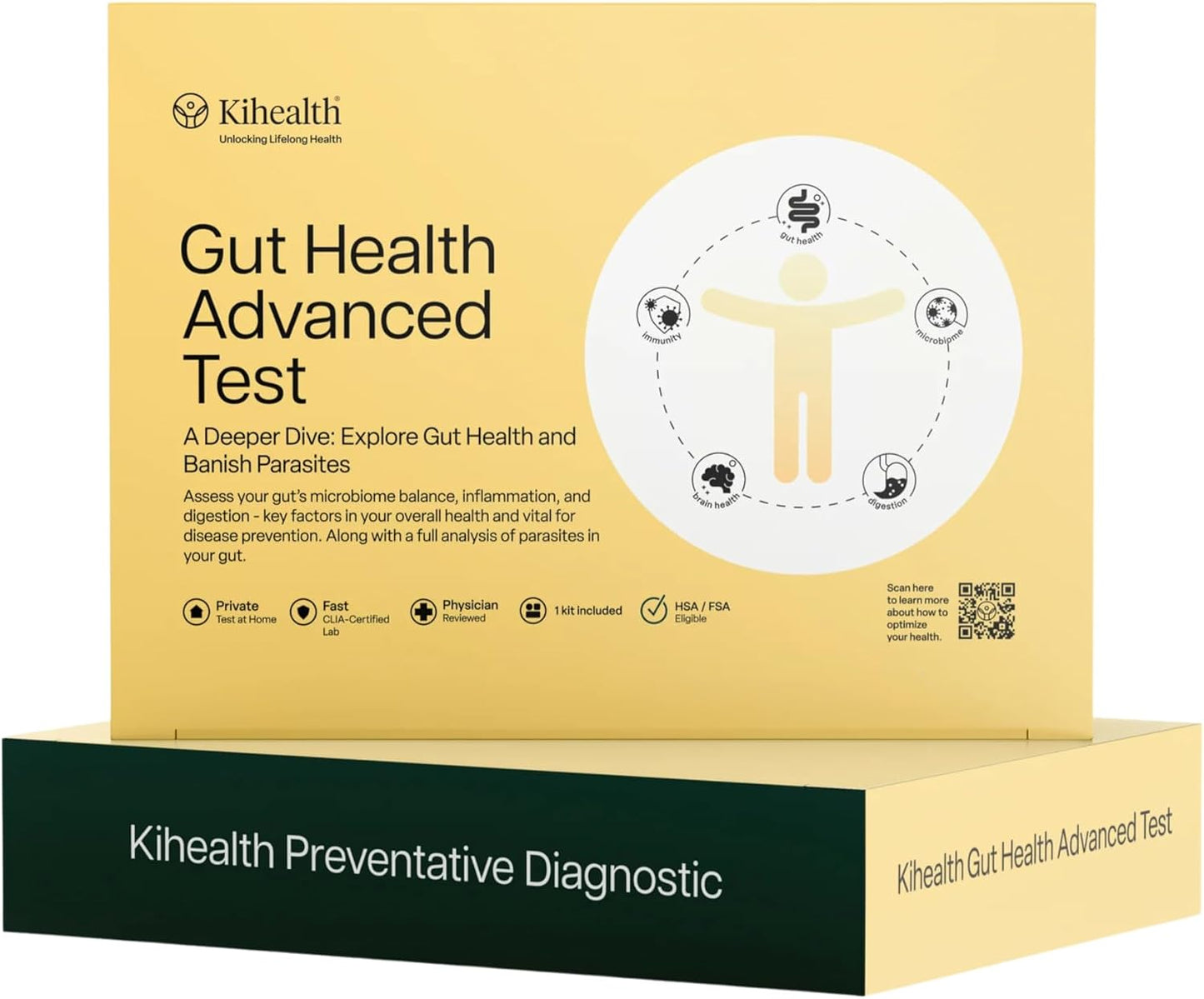 KiHealth Gut Health Advanced Test Comprehensive Stool Kit