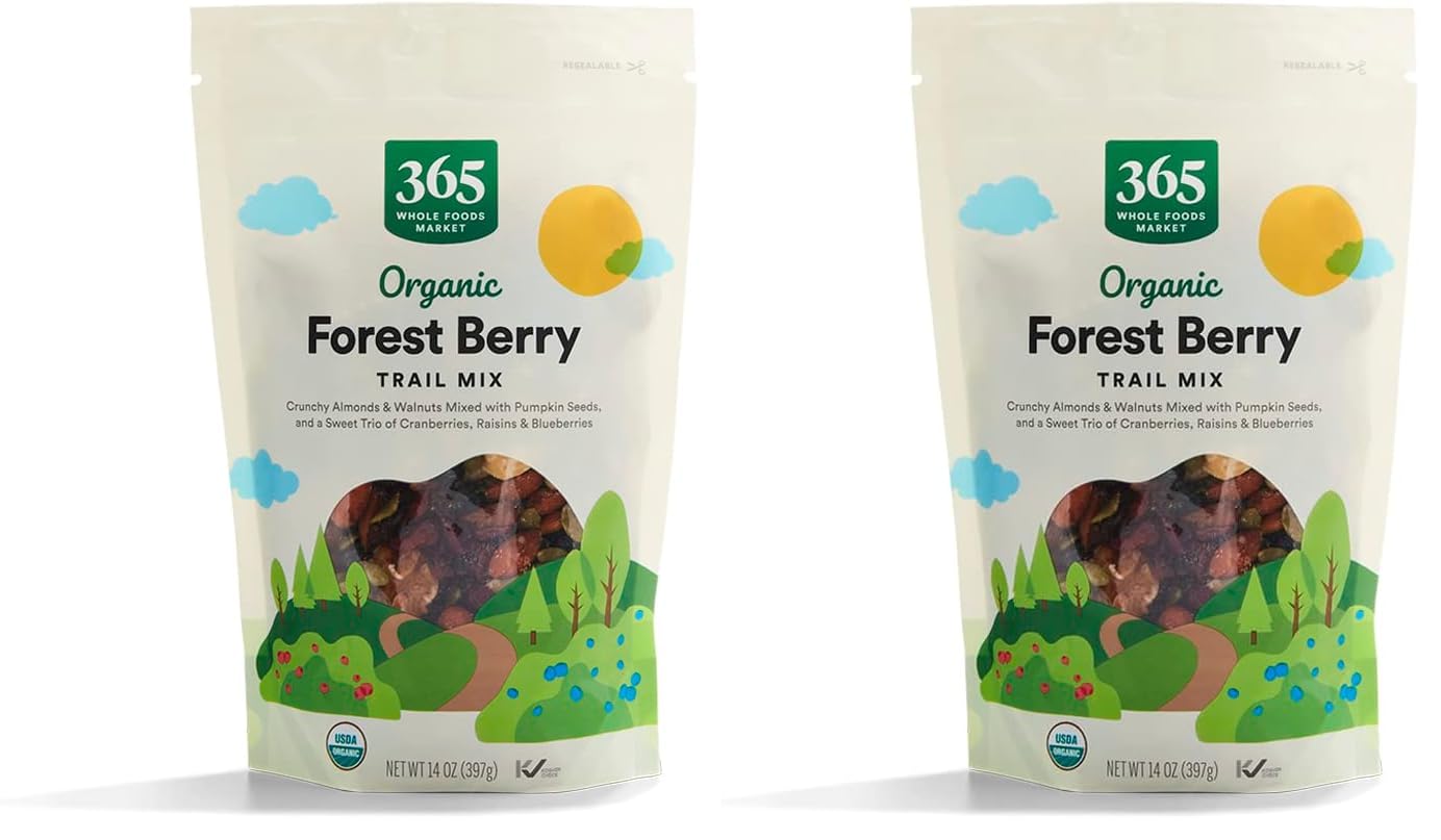 365 by Whole Foods Market Organic Forest Berry Trail Mix 14 Ounce Resealable Bag