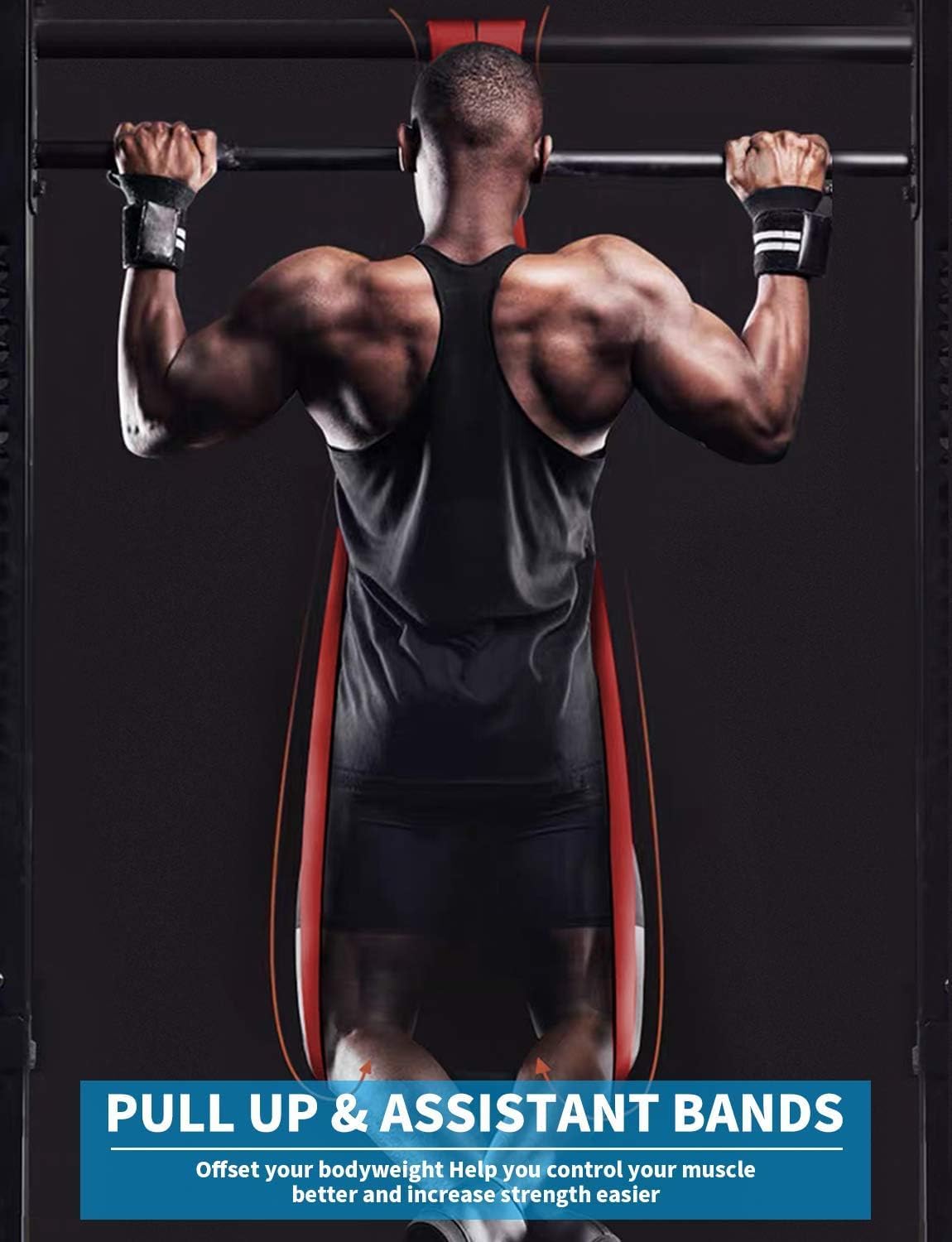 Pull Up Bands, Resistance Bands Set for Men & Women, Exercise Workout Bands