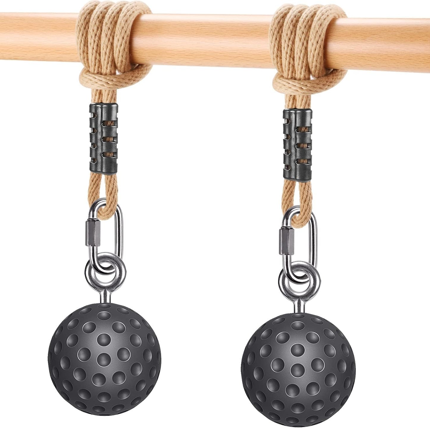 SELEWARE Non-Slip Pull Up Power Balls for Strength Training, Forearm and Hand Exerciser