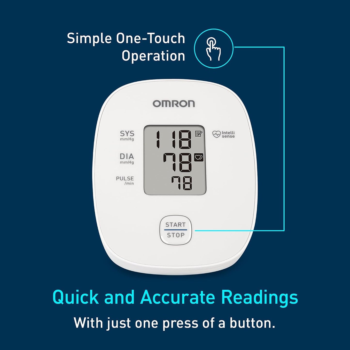 OMRON Iron Upper Arm Blood Pressure Monitor for Home Use