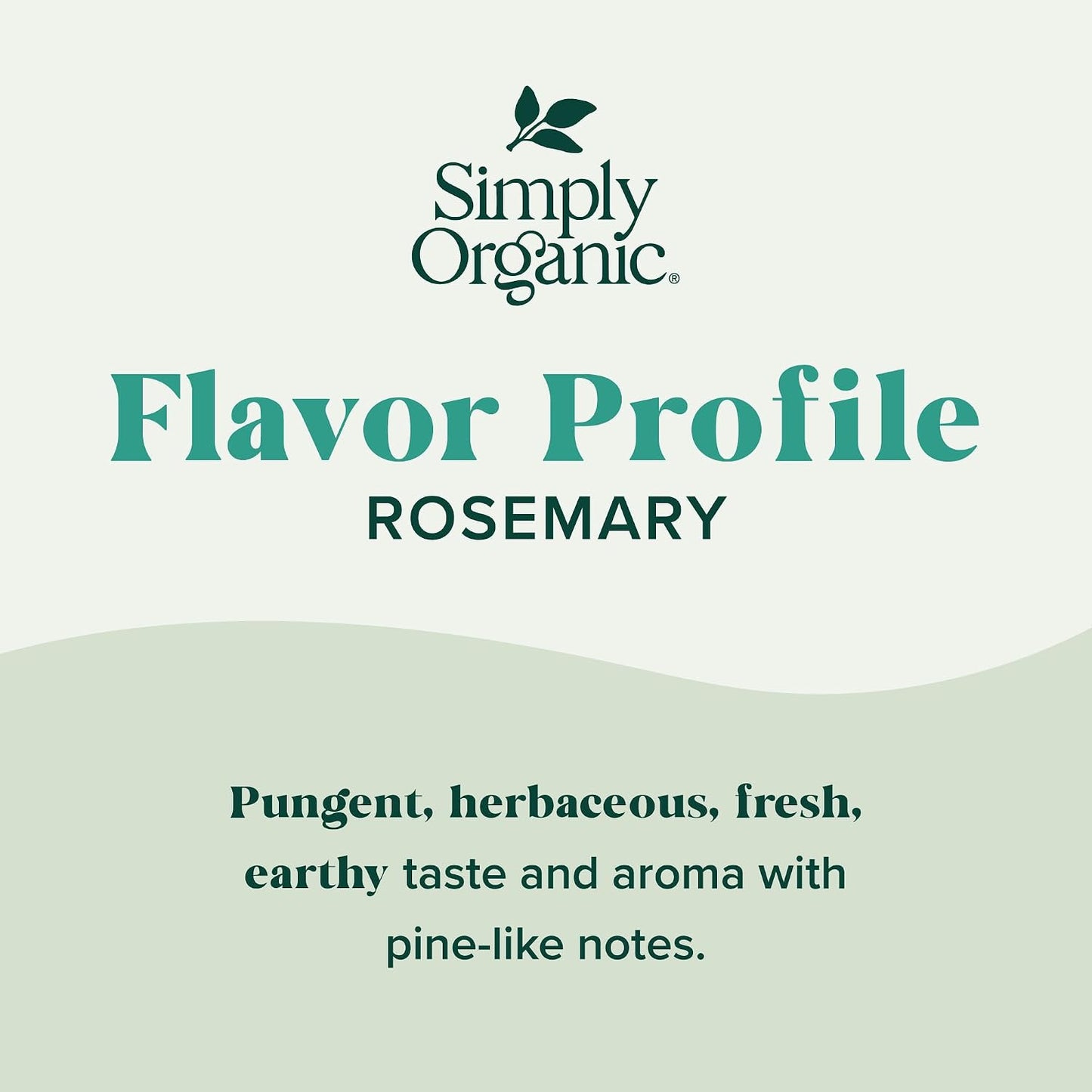 Simply Organic Whole Rosemary Leaf, 1.23 Ounce, Kosher, Certified Organic, Pungent Aroma, Perfect for Savory Dishes