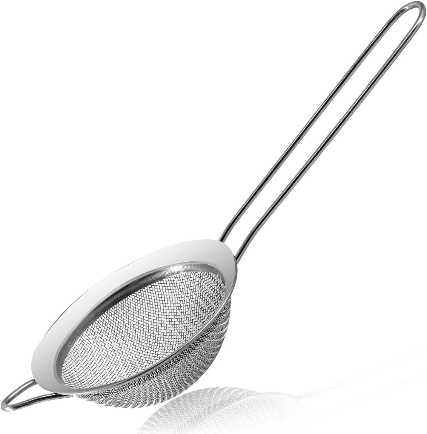Anaeat Fine Mesh Strainers - Premium Stainless Steel Colander Sieve Sifters, with Durable Mesh and Sturdy Handle, Excellent for Sifting Dry ingredients, Flour, Pastas, Rice, Tea (3.15"+5.5"+7.87")