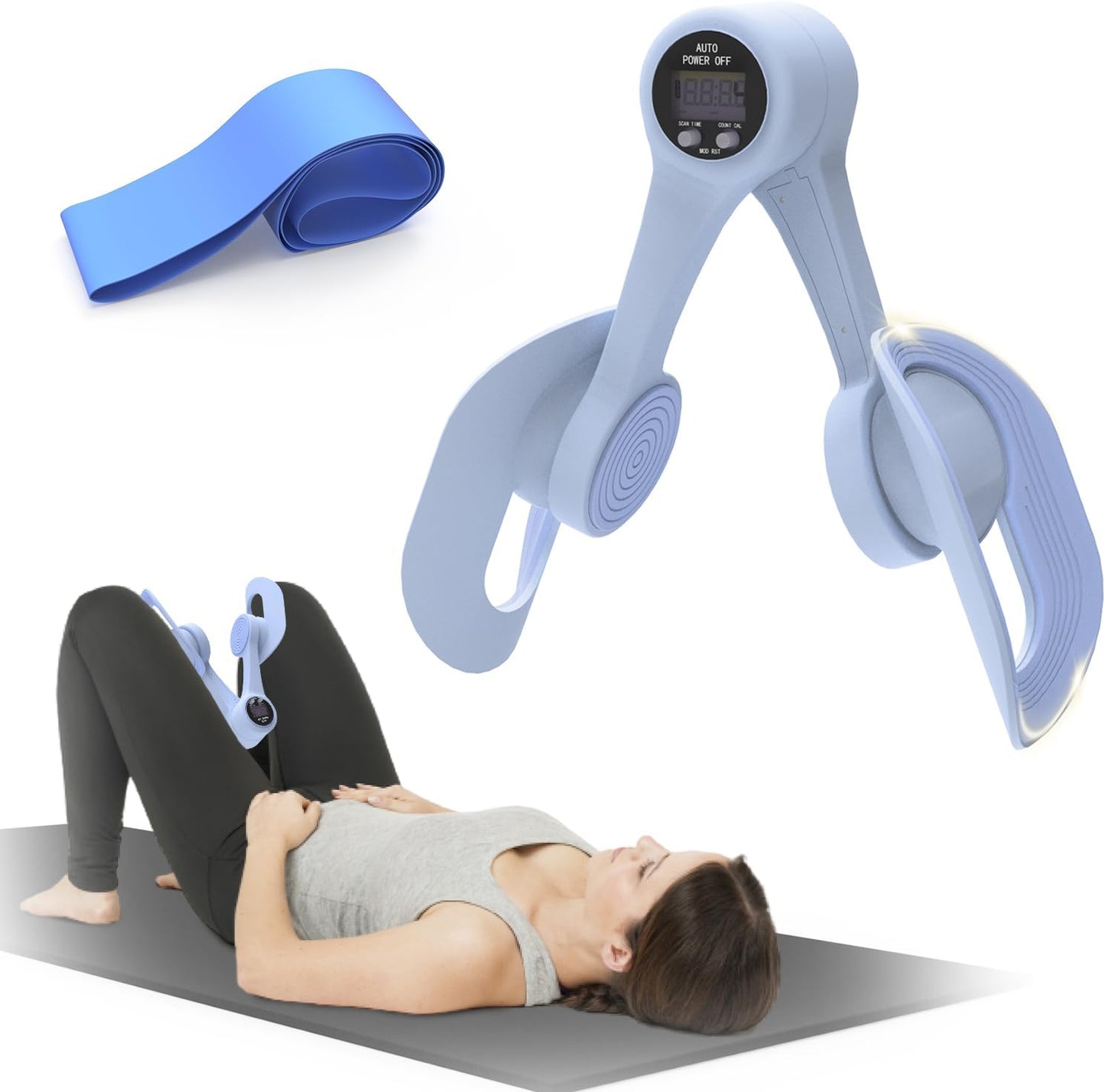 360° Adjustable Pelvic Floor Muscle Trainer with LED Display for Women