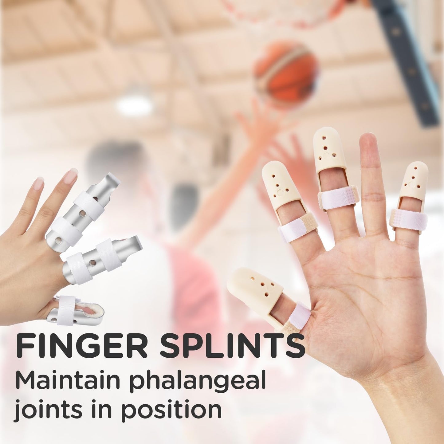 Sopito 7PCS Finger Support Brace Stabilizer for Arthritis and Knuckle Immobilization