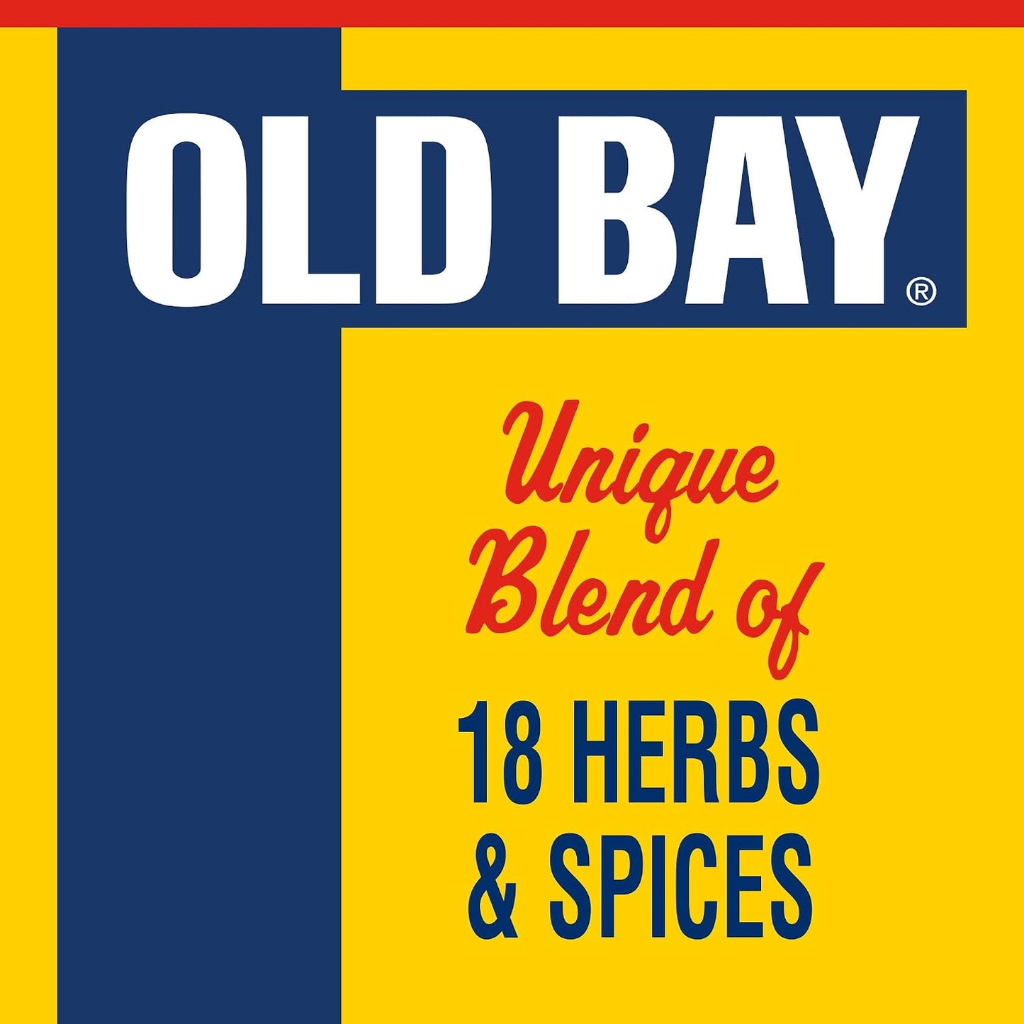 OLD BAY Classic Seafood Seasoning, Non GMO, Gluten Free, Unique Blend of 18 Herbs & Spices, 6 oz