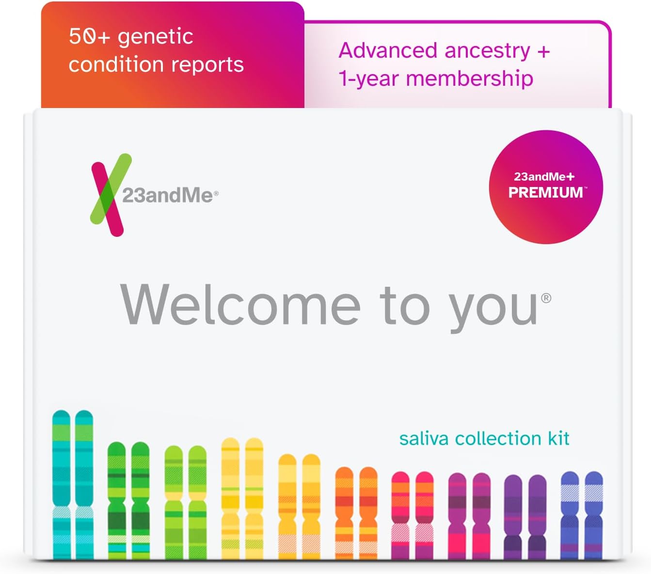 23andMe+ Premium DNA Test Kit with Advanced Ancestry and Health Reports