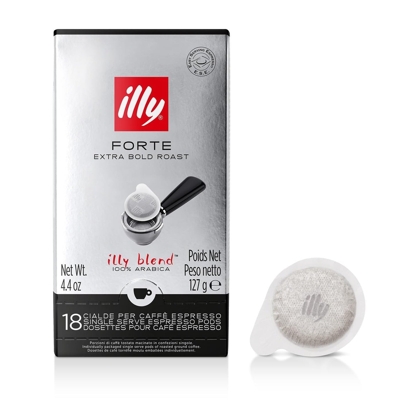 illy E.S.E. Coffee Pods - Single-Serve - Classico Medium Roast - 18 Count