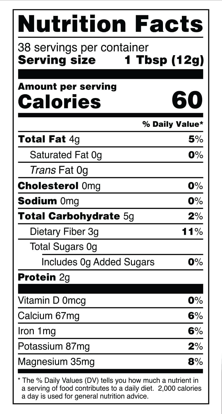 Terrasoul Superfoods Organic Black Chia, 16 oz - Chia Seeds | Superseed Boost for Energy & Wellness