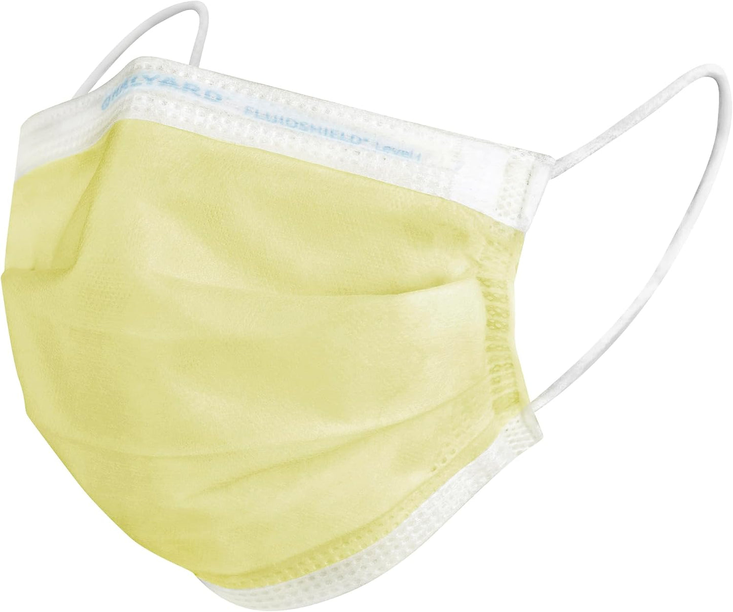 Halyard Fluidshield 1 Level 1 Yellow Disposable Procedure Mask