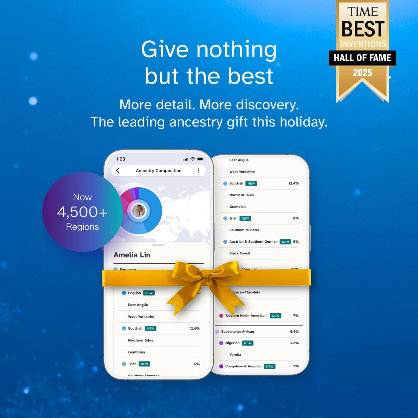 23andMe+ Premium DNA Test Kit with Advanced Ancestry and Health Reports