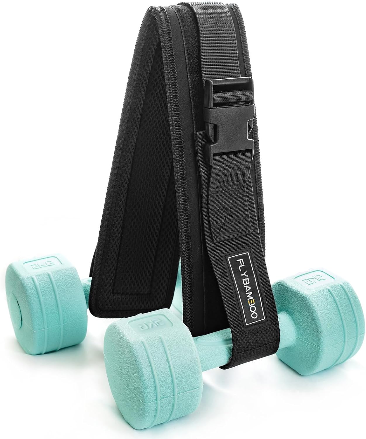 Hip Thrust Belt for Dumbbells, Booty Belt with Slip-Resistant Padding