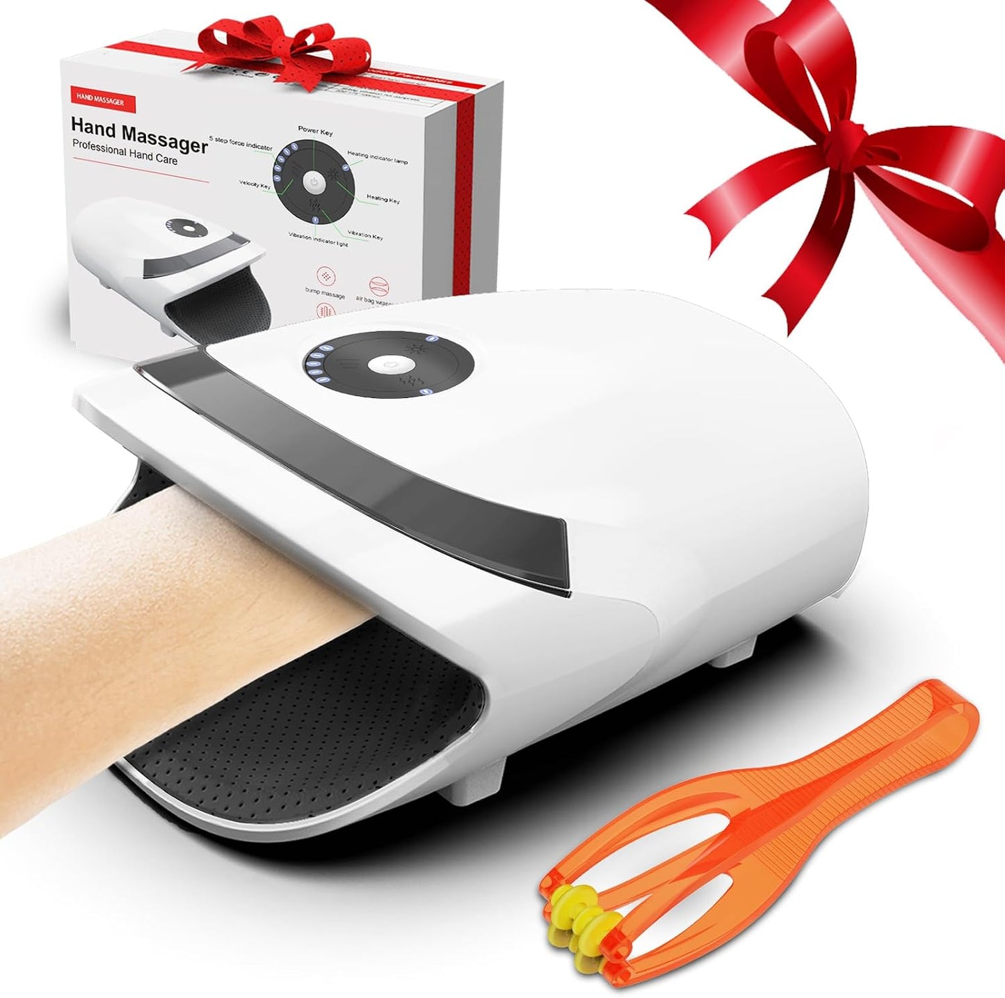 Xllent Hand Massager with Compression and Heating for Arthritis Relief