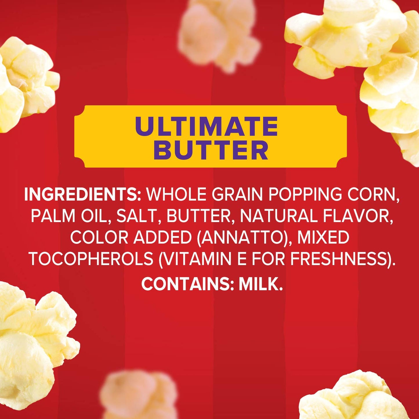 Orville Redenbacher's Microwave Popcorn, Ultimate Butter Flavor, 6-Count Boxes